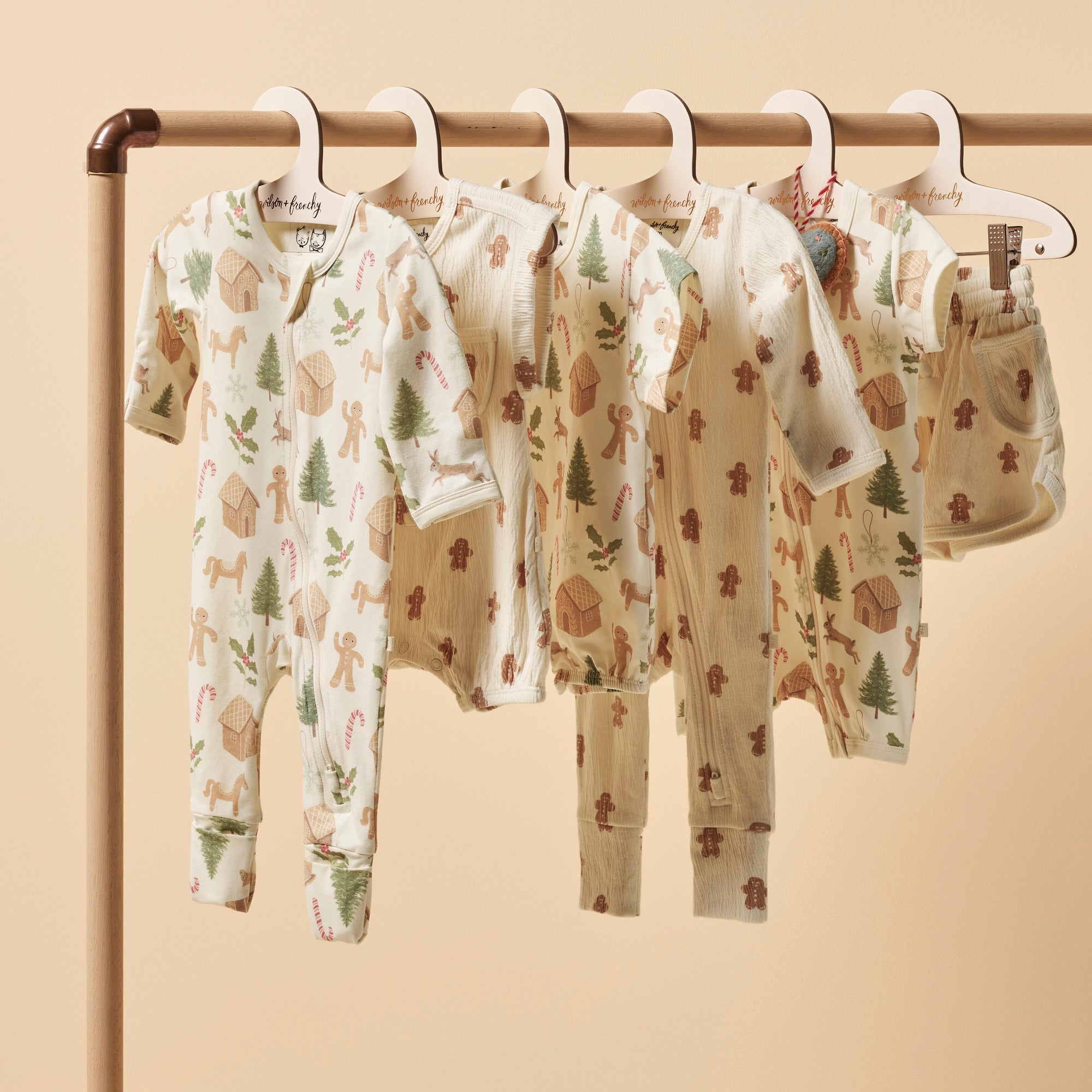 Spice & Nice Organic Crinkle Zipsuit with Feet
