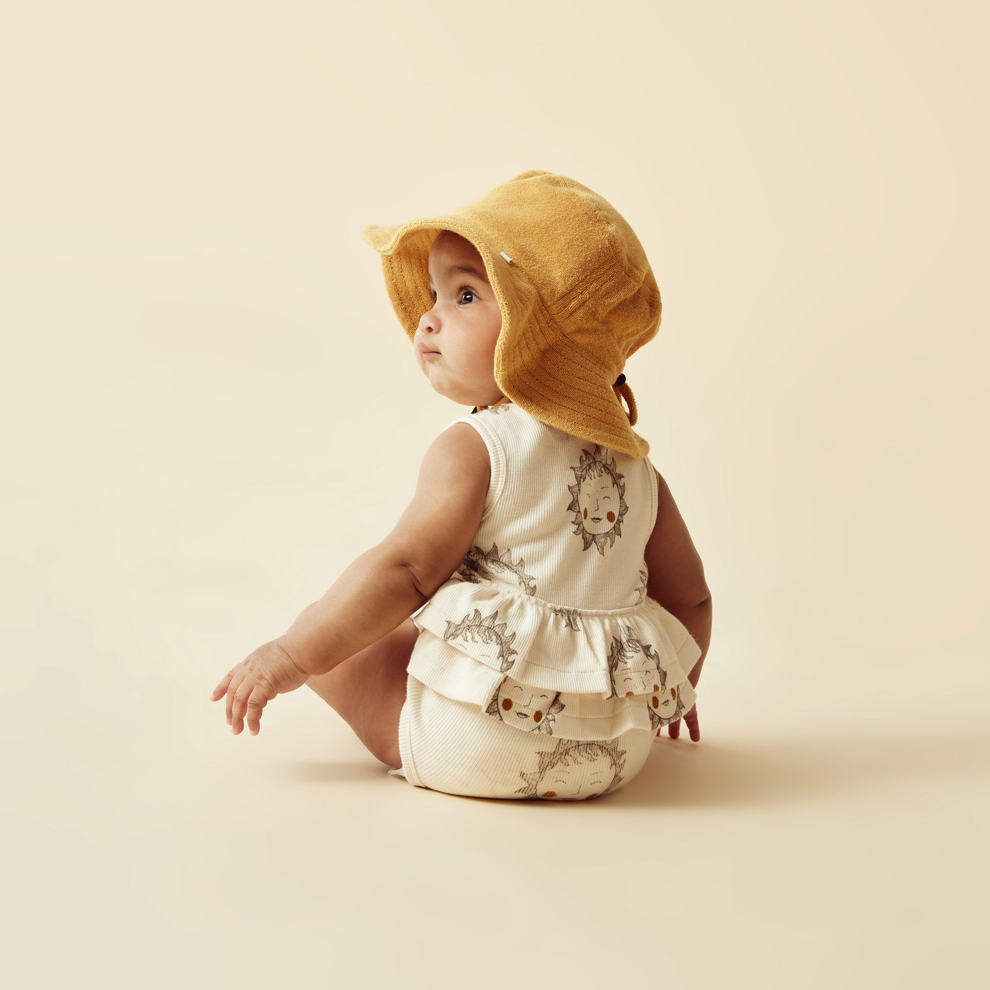 Shine On Me Organic Ruffle Bodysuit