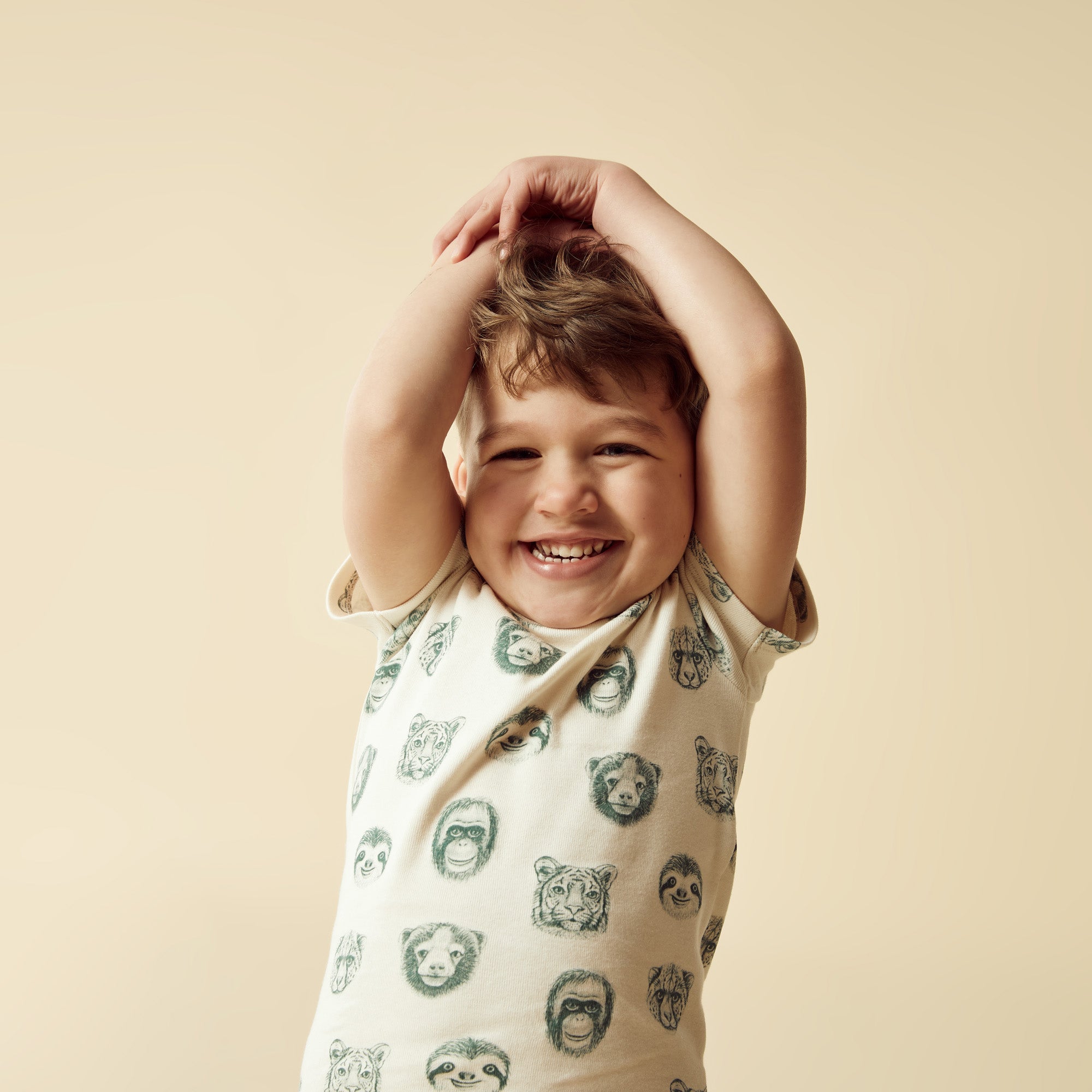 Hello Jungle Organic Short Sleeve Pyjamas