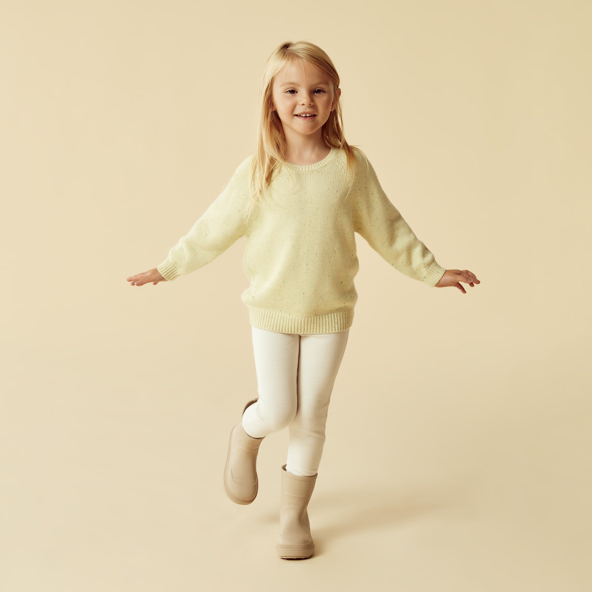 Cactus Fleck Knitted Jumper