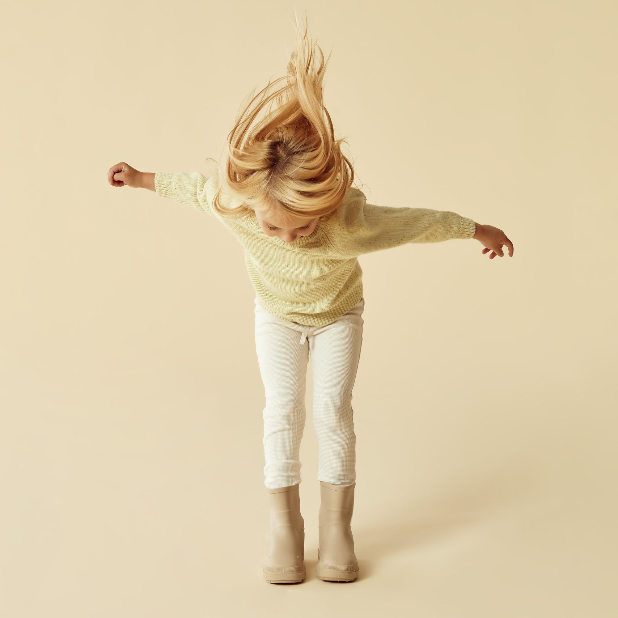 Organic Stripe Rib Legging