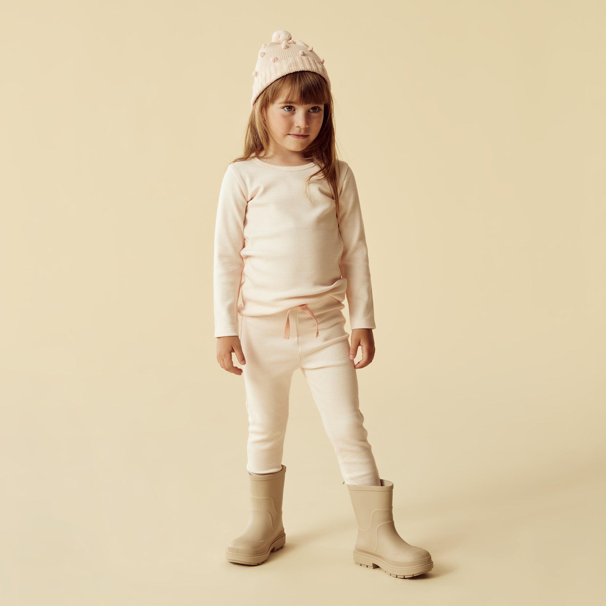 Organic Stripe Rib Legging