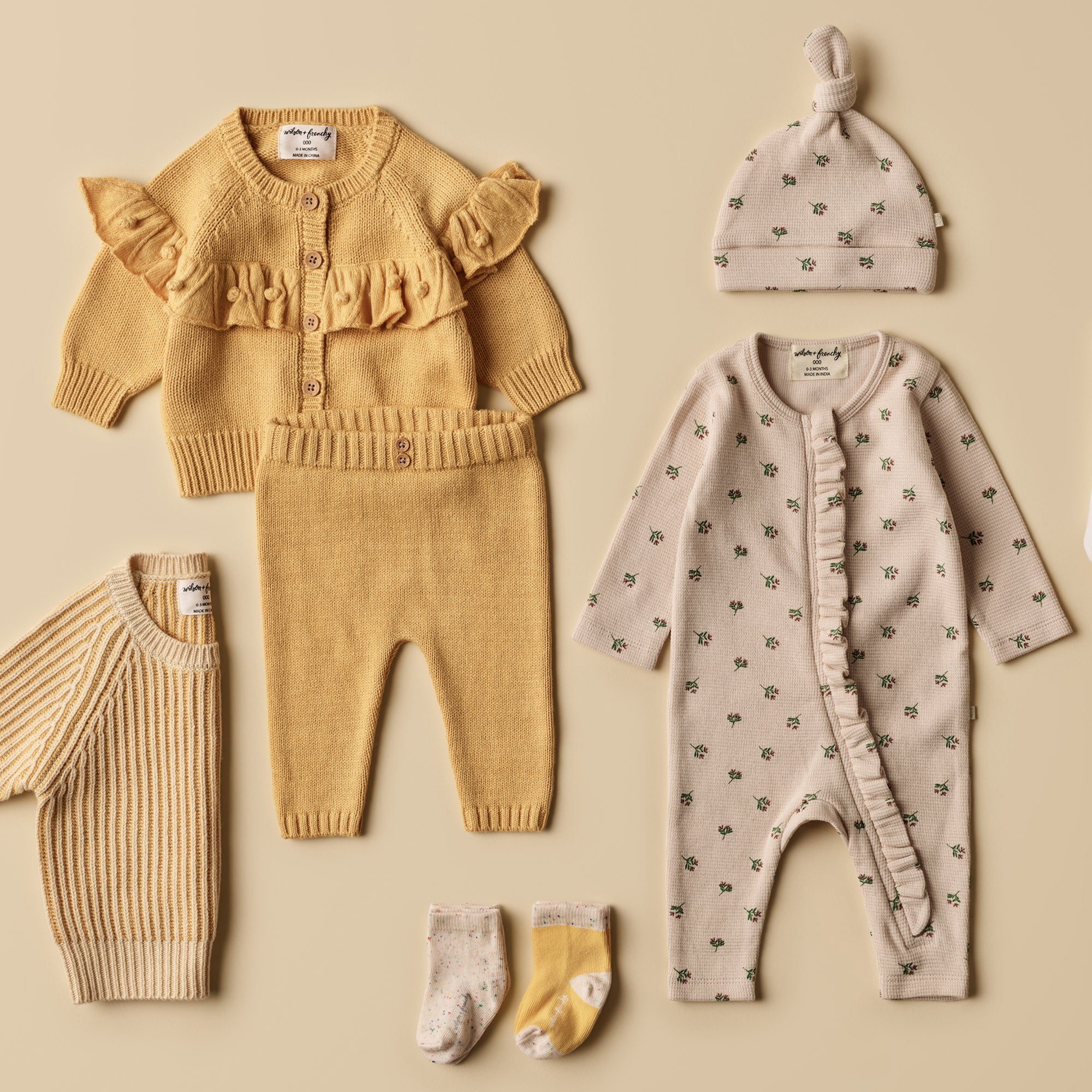 Dijon Knitted Ruffle Cardigan