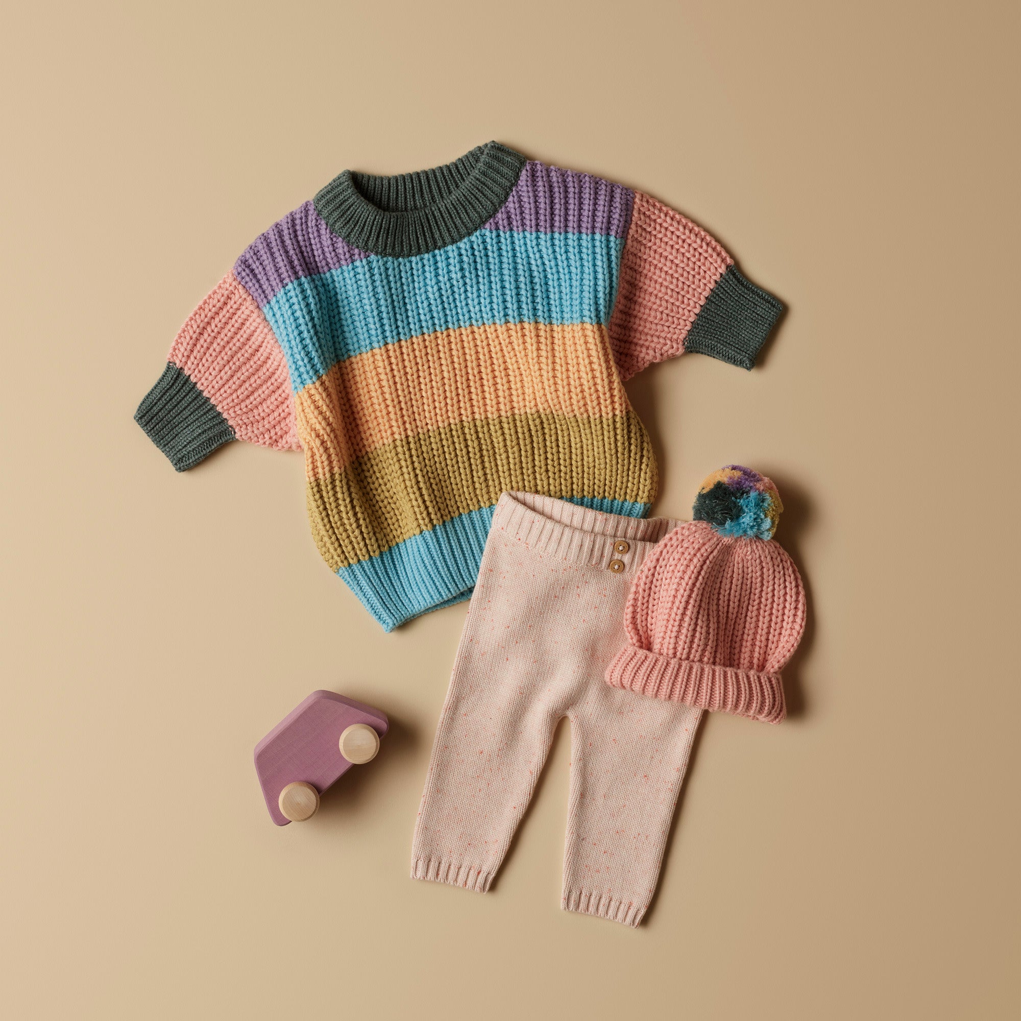 Fairy Floss Organic Knitted Legging