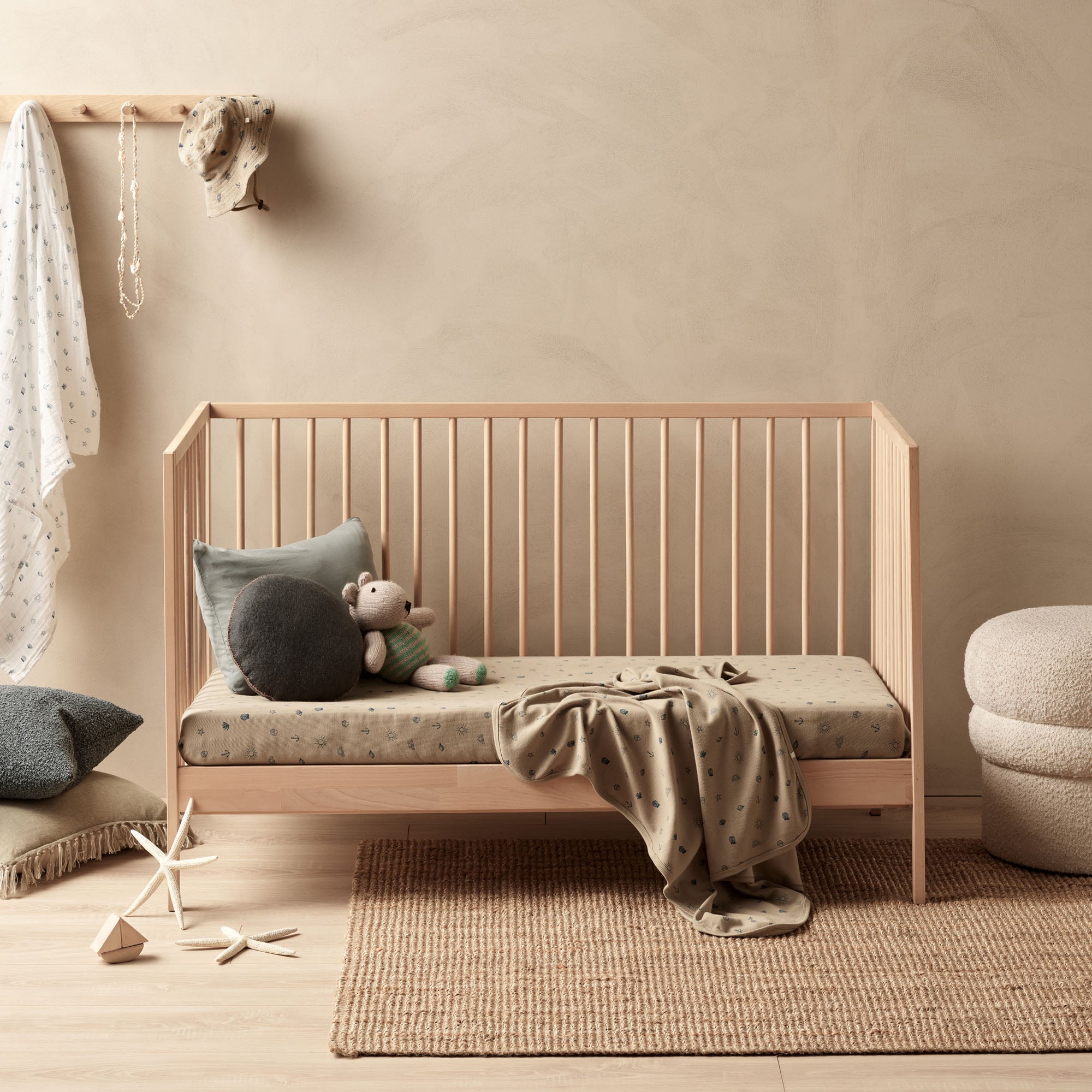 Summer Days Organic Cot Sheet