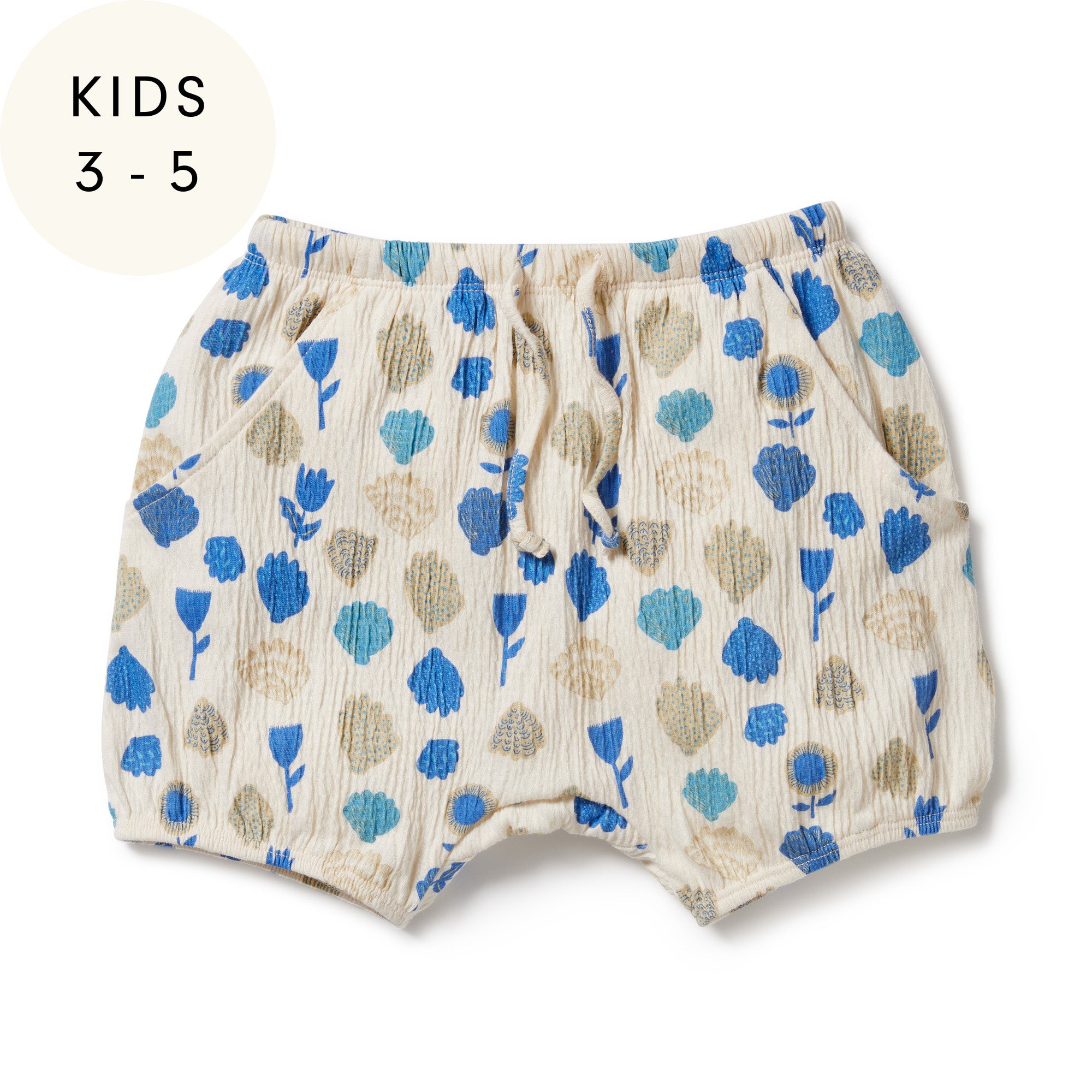 Ocean Breeze Crinkle Bloomer Short