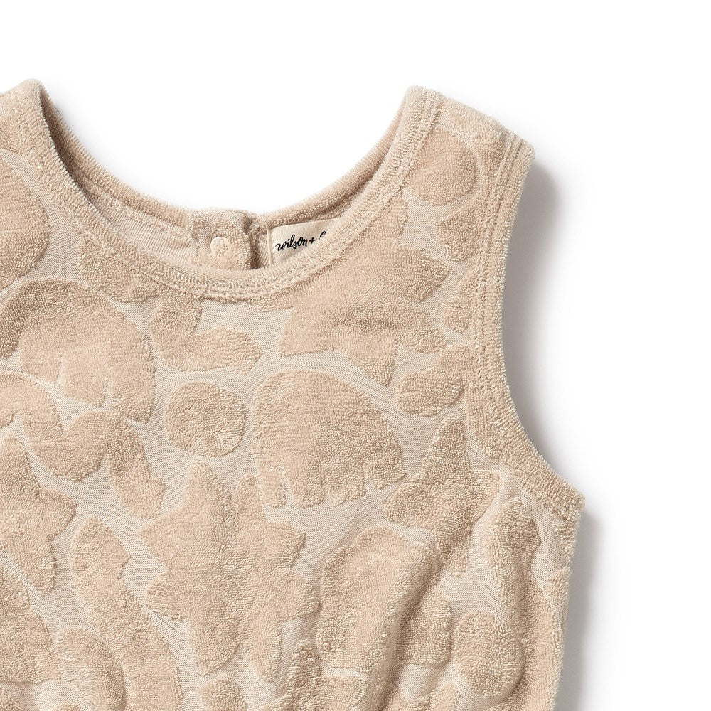 Pattern Play Organic Terry Playsuit