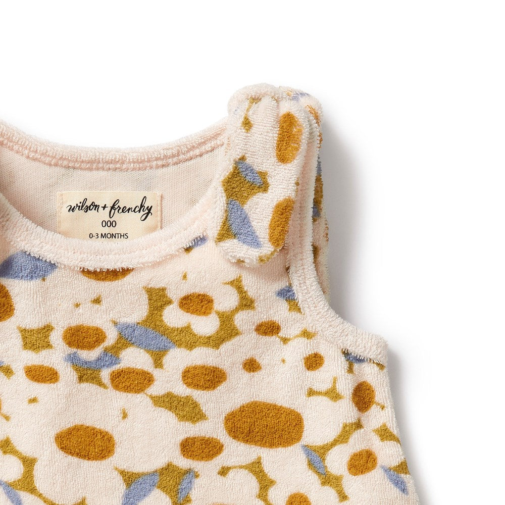 Flower Burst Organic Terry Singlet