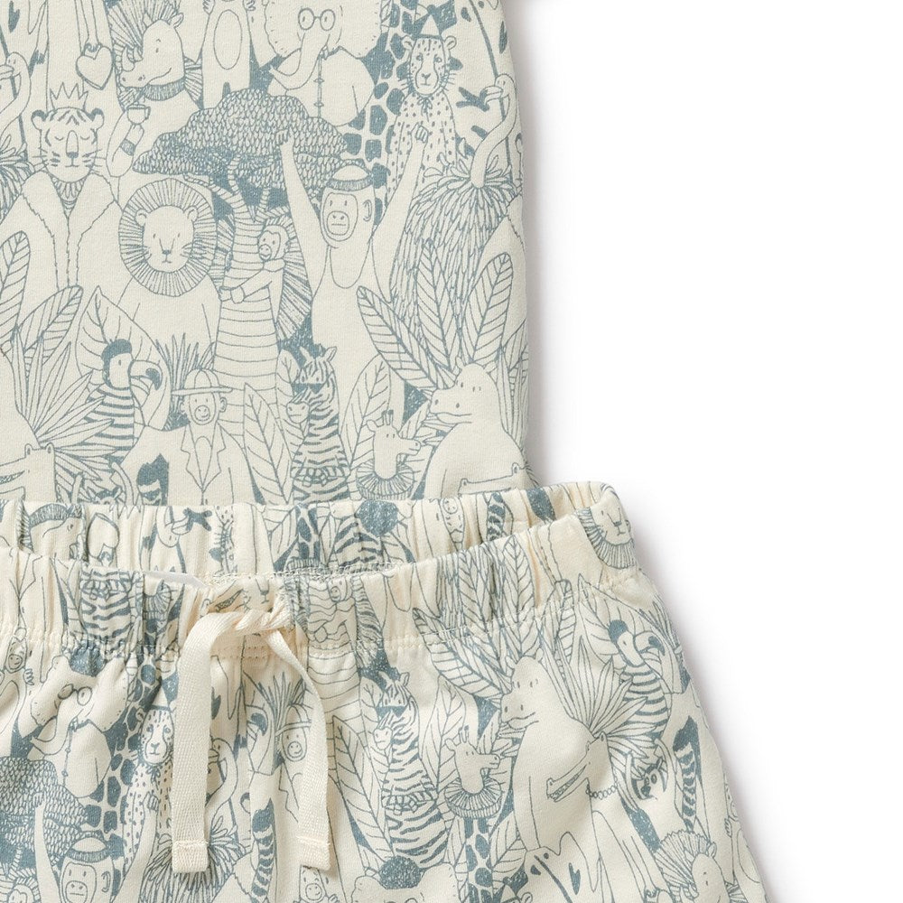 Hello Friends Organic Short Sleeved Pyjamas
