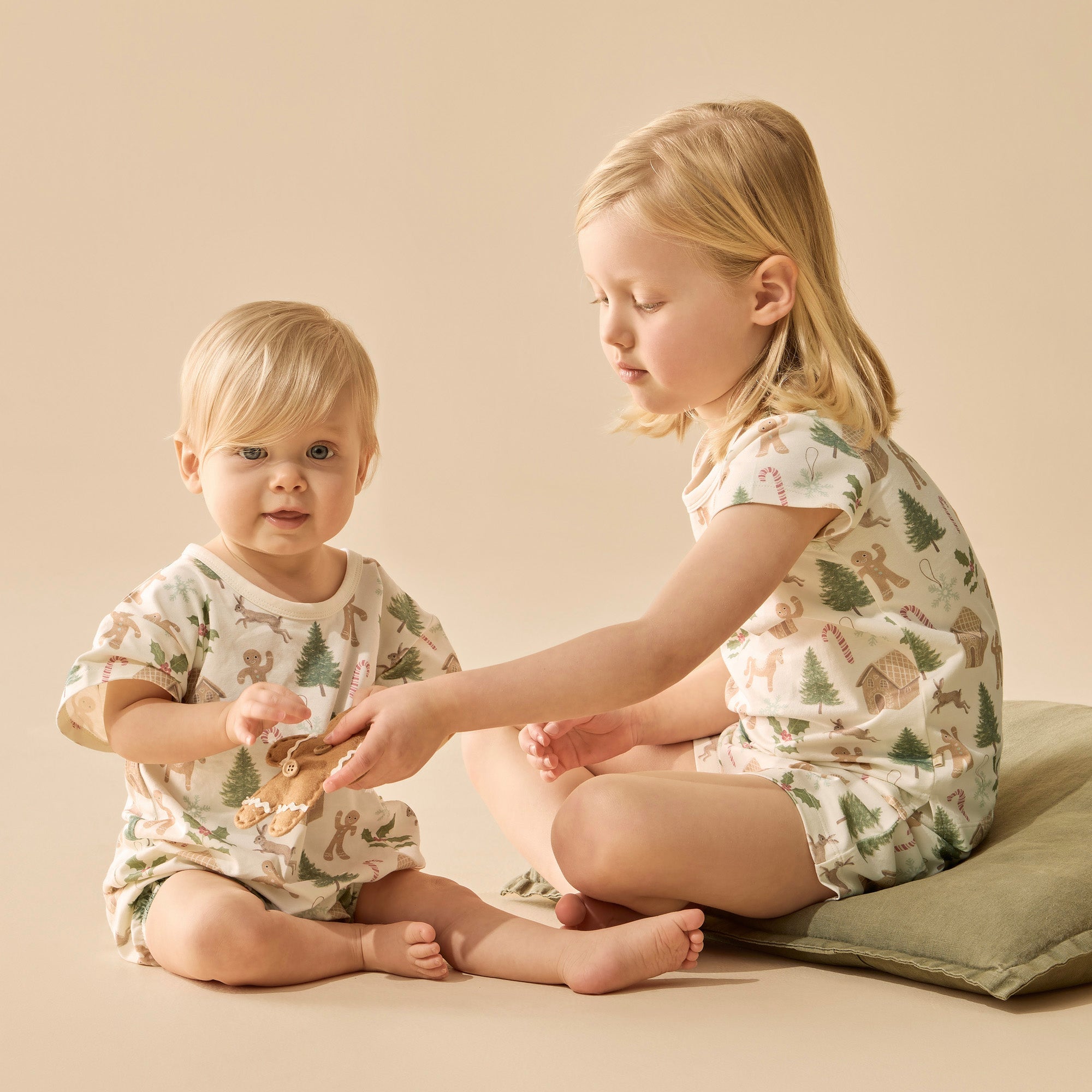 Holly Jolly Magic Organic Short Sleeved Pyjamas