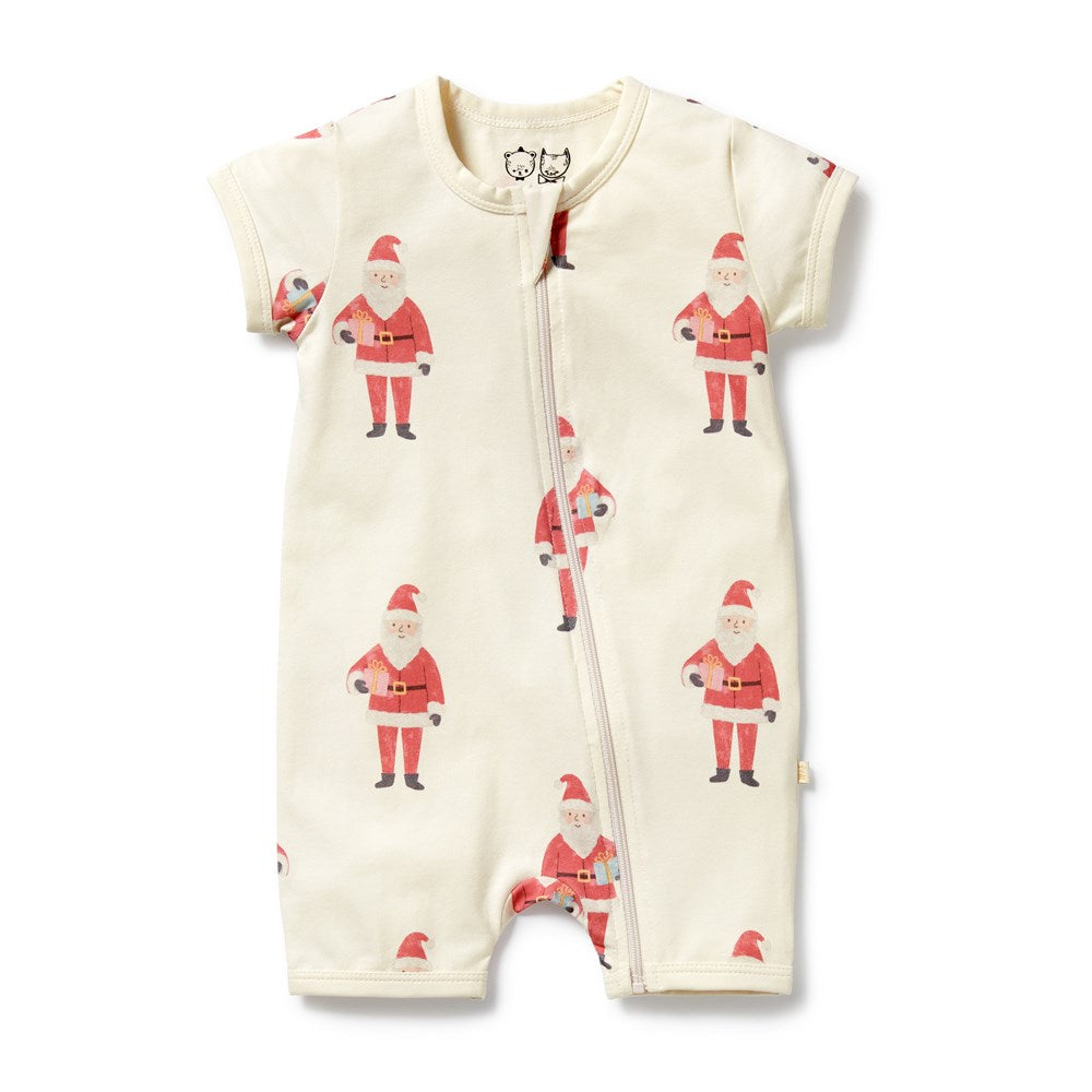 Ho Ho Ho Organic Boyleg Zipsuit