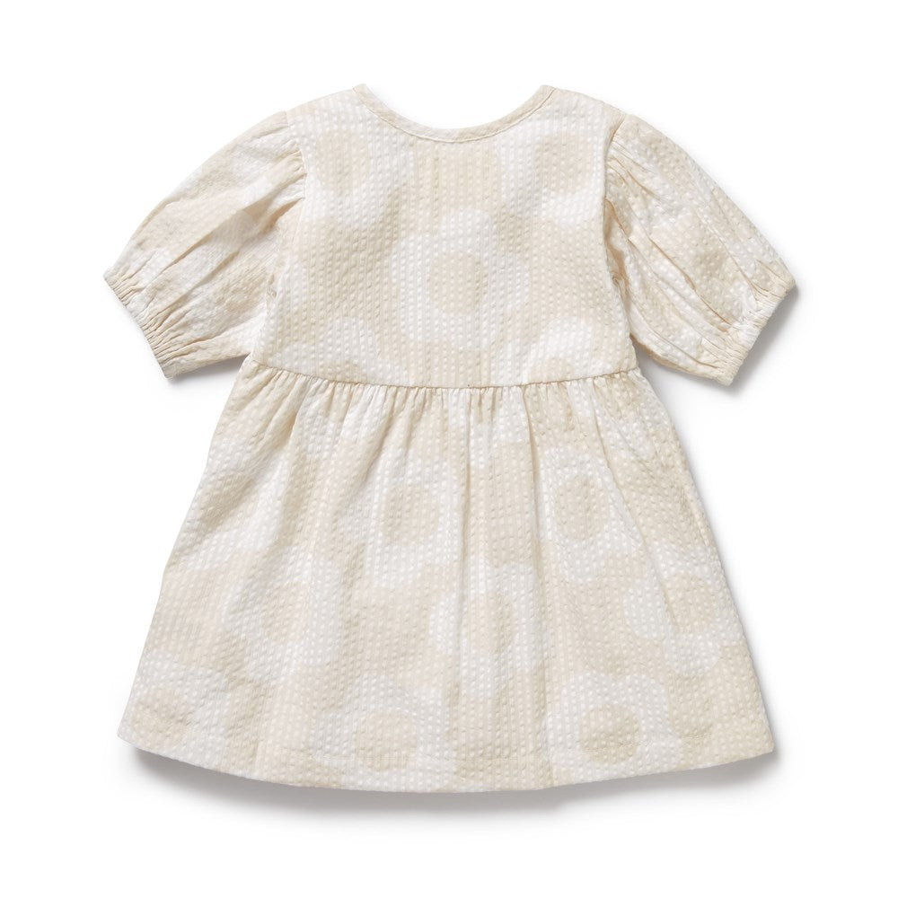 Daisy Bloom Organic Button Dress