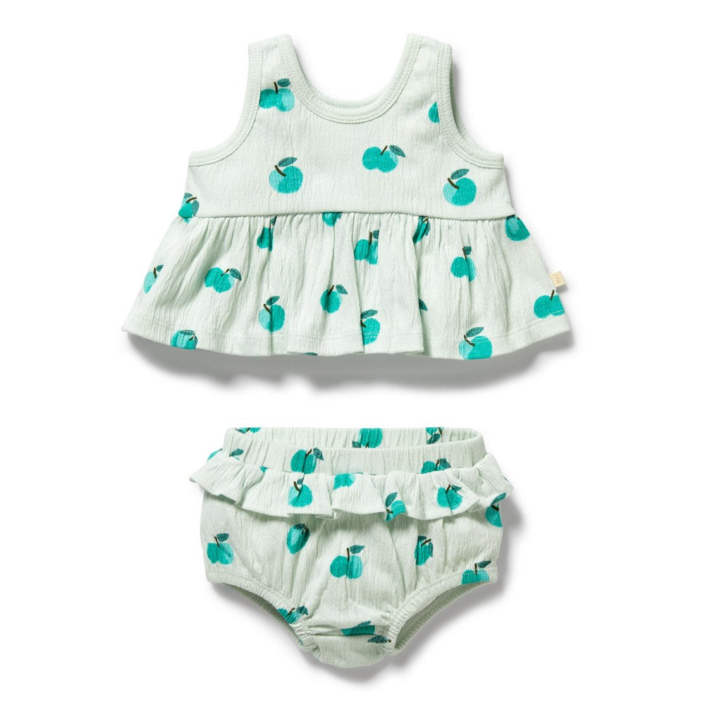 Apple Papple Organic Ruffle Set