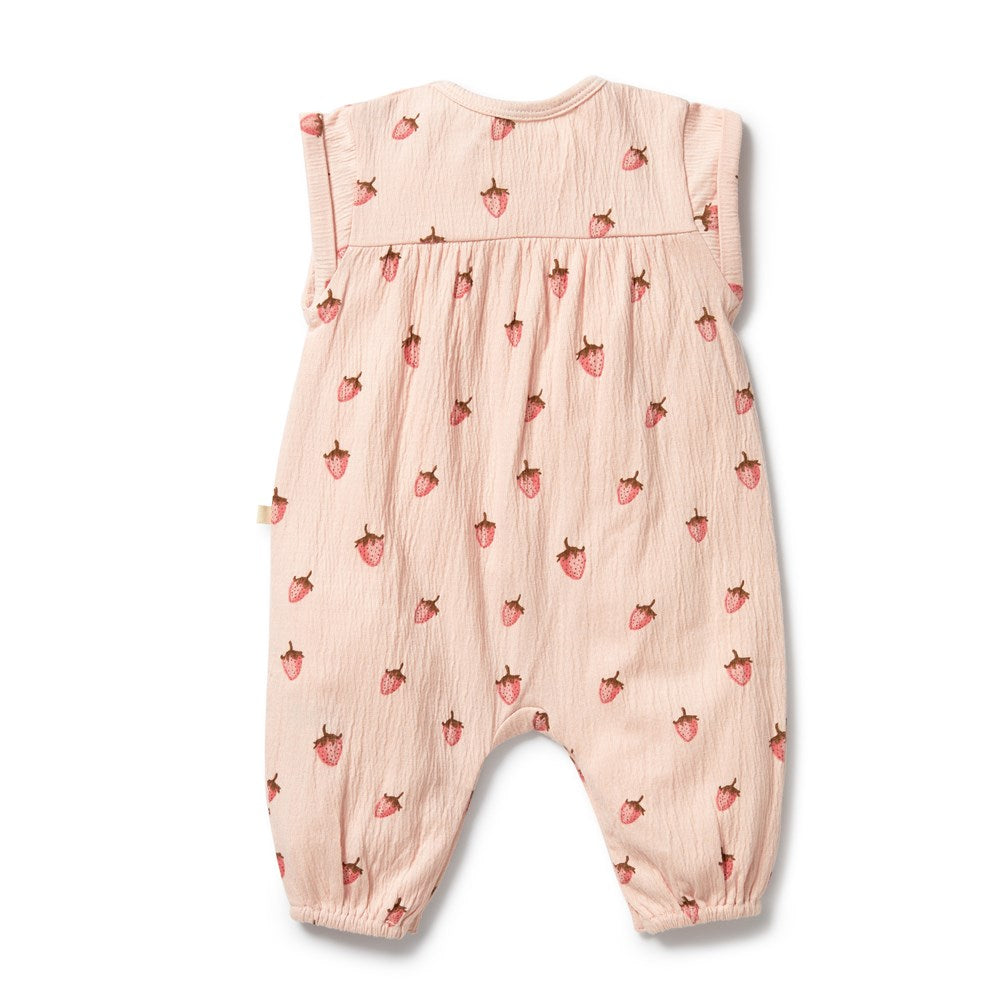 Strawberry Kisses Organic Growsuit