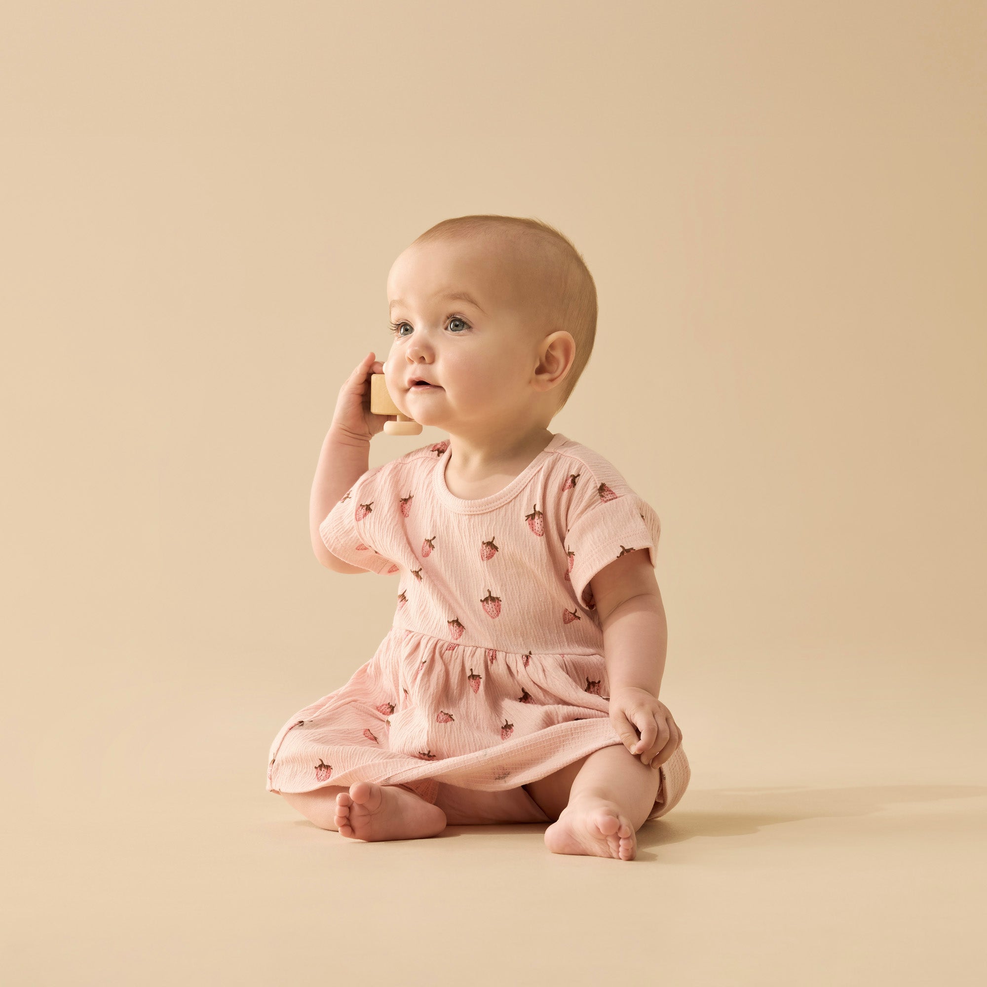 Strawberry Kisses Organic Dress