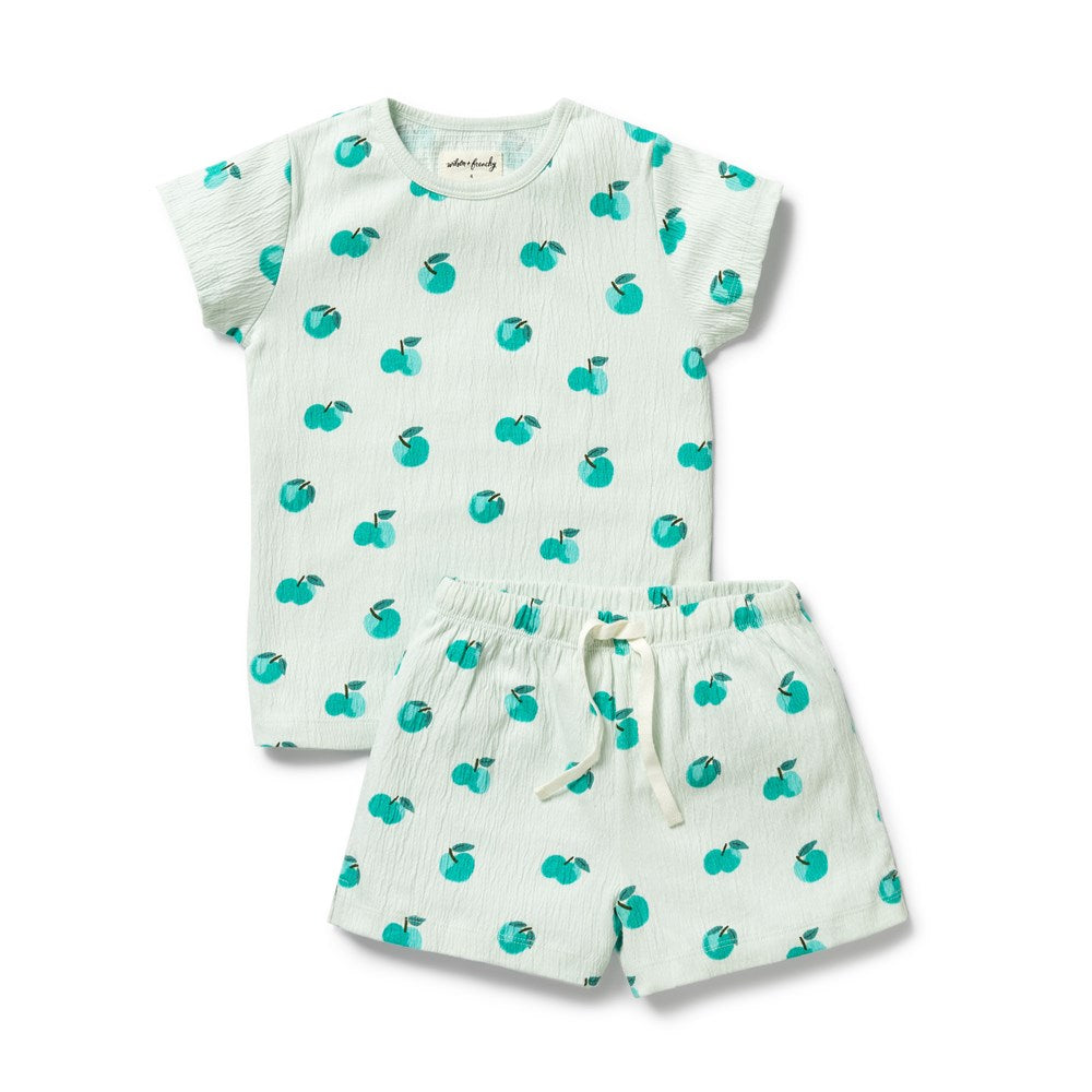 Apple Papple Organic Short Sleeved Pyjamas