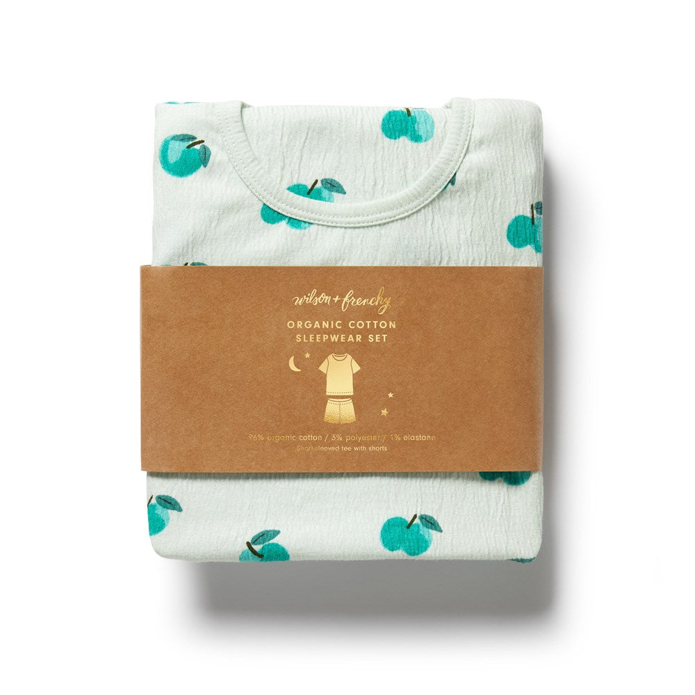 Apple Papple Organic Short Sleeved Pyjamas