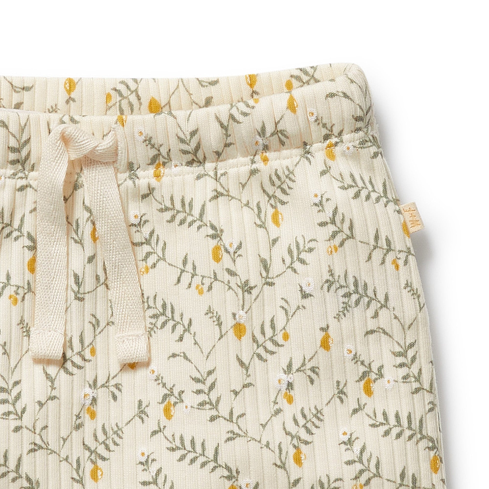 Lemon Leaf Organic Kimono Set