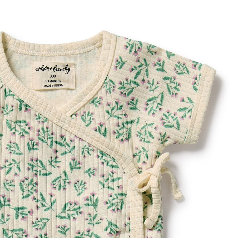 Periwinkle Organic Kimono Set