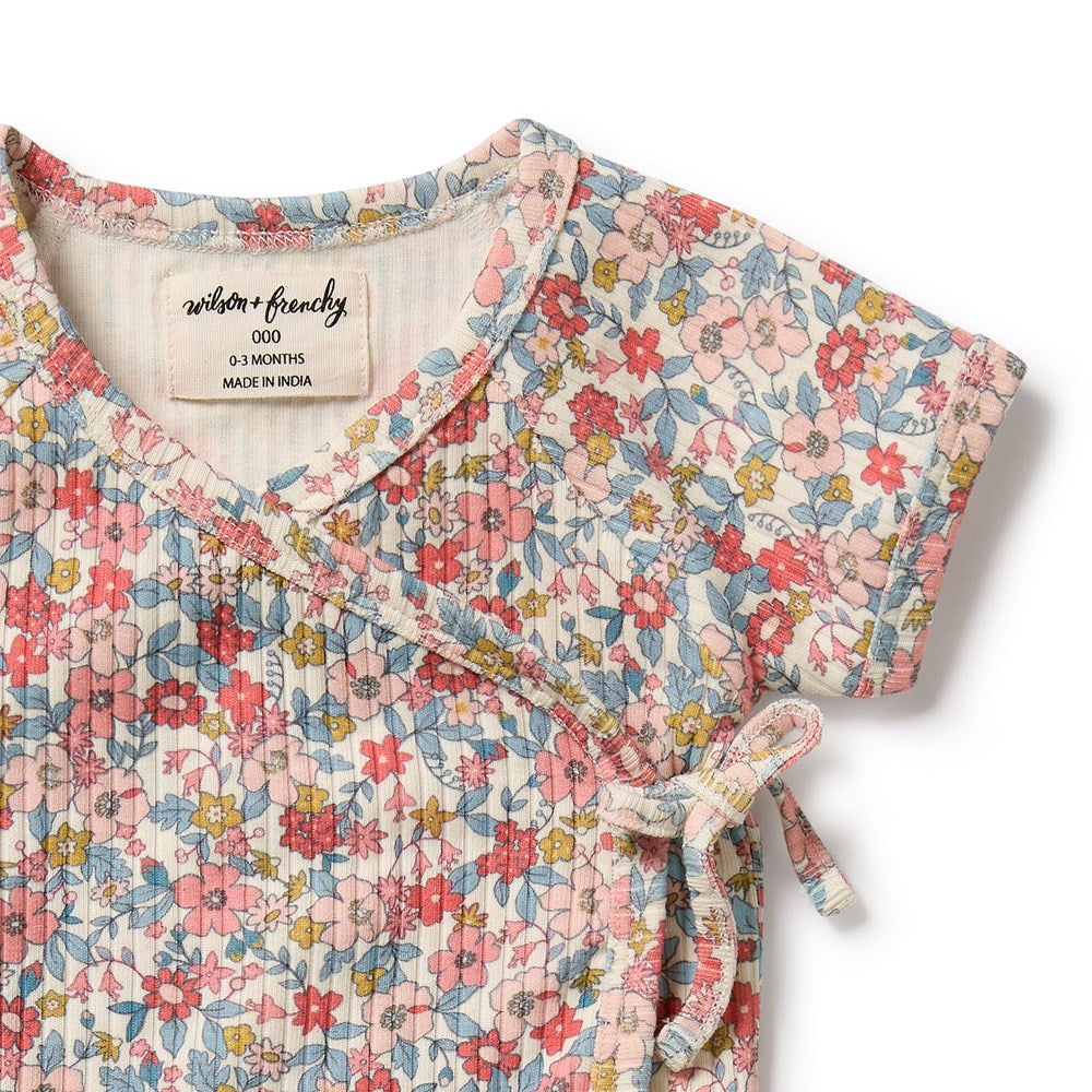 Summer Bloom Organic Kimono Set