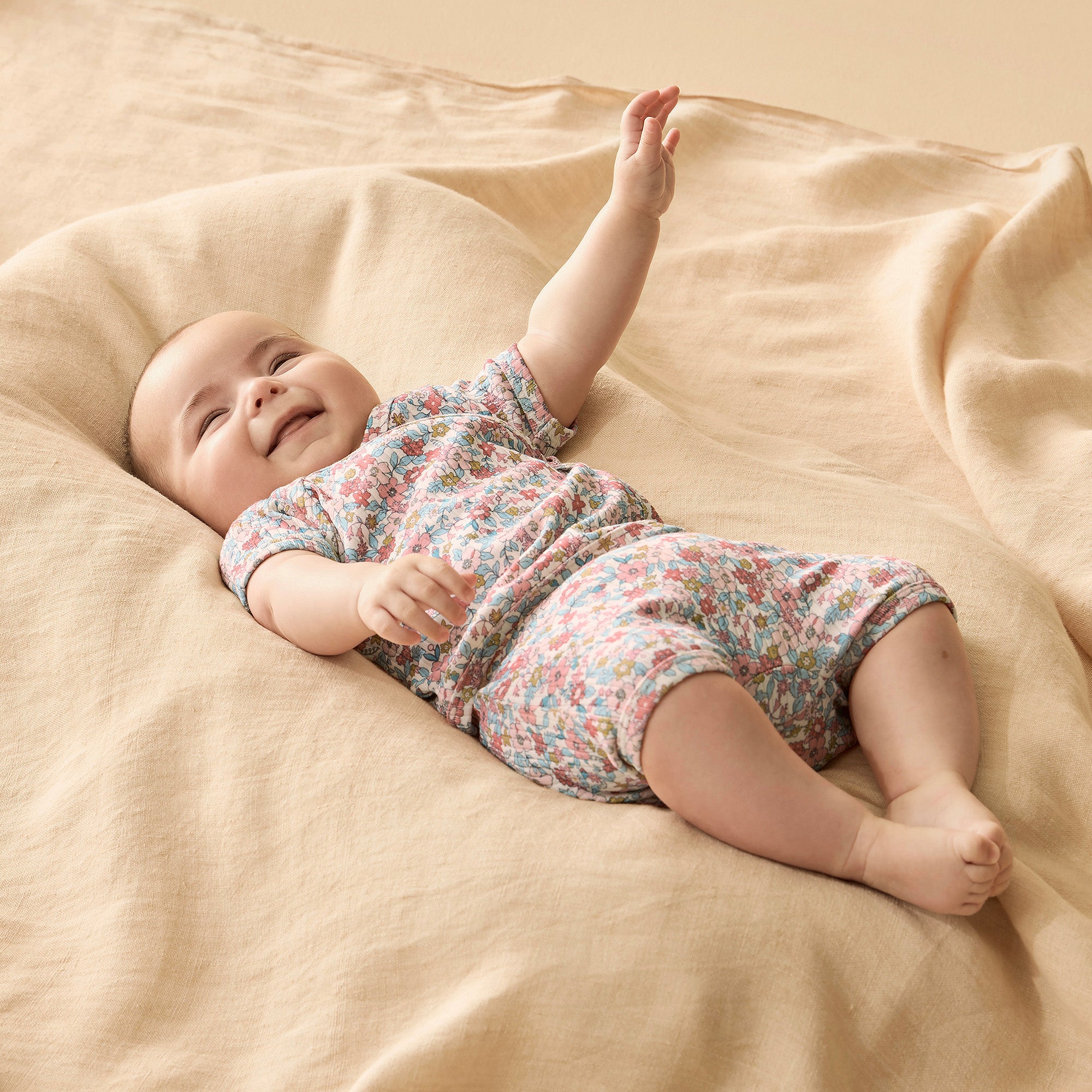 Summer Bloom Organic Kimono Set