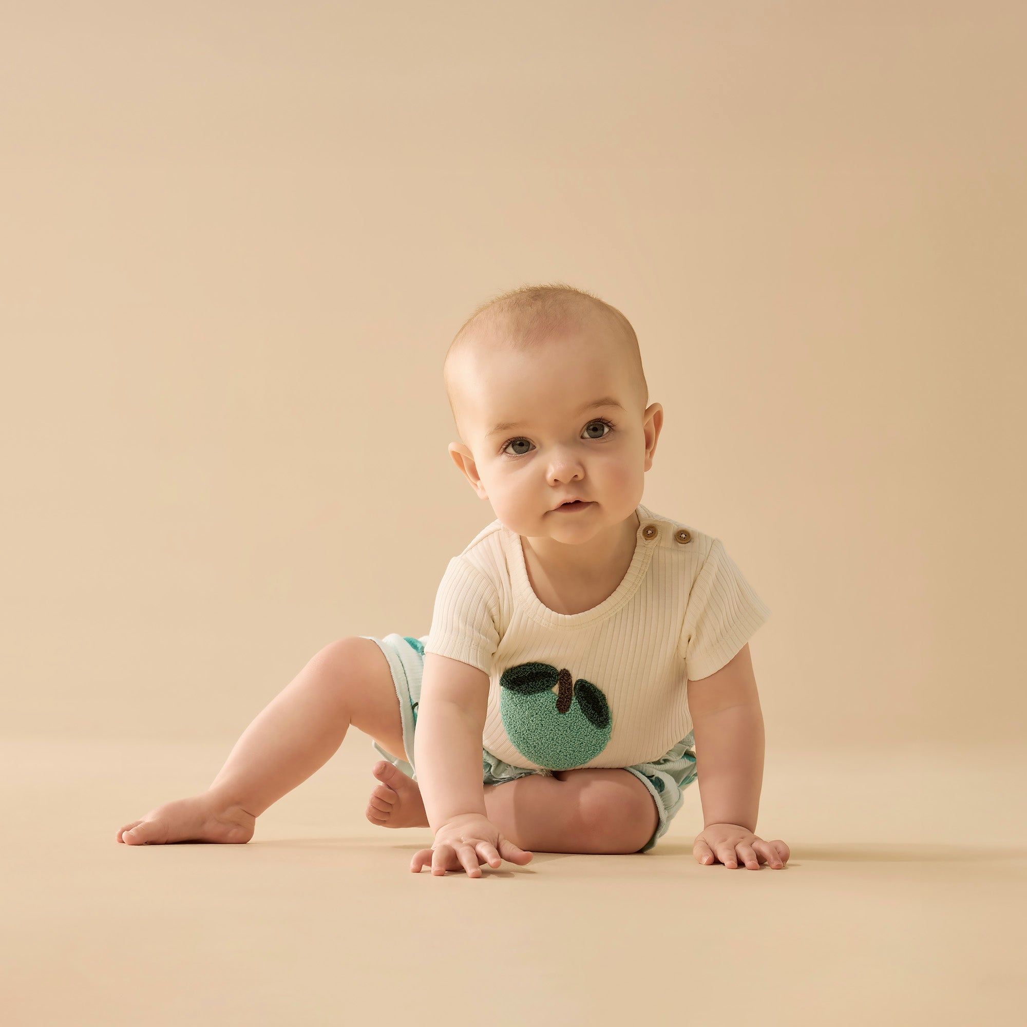 Apple Papple Embroidered Organic Tee