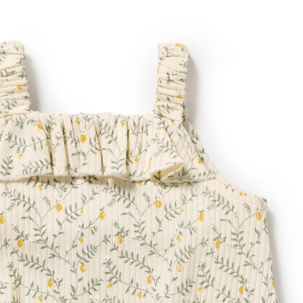 Lemon Leaf Organic Playsuit