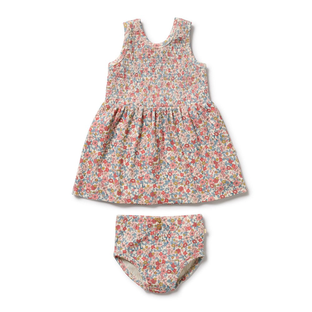 Summer Bloom Organic Dress Set