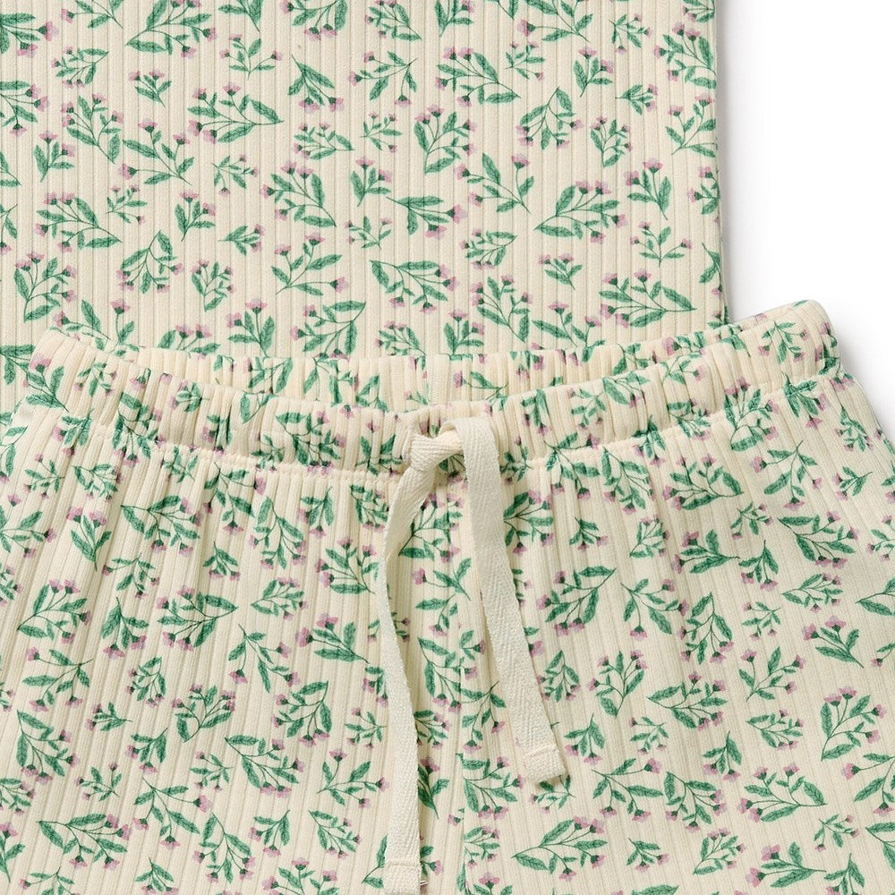 Periwinkle Organic Short Sleeved Pyjamas