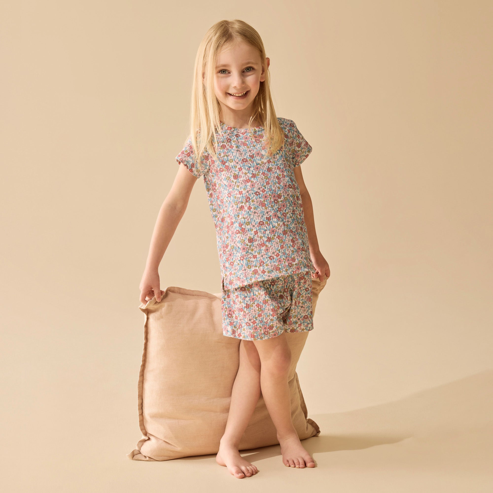 Summer Bloom Organic Short Sleeved Pyjamas