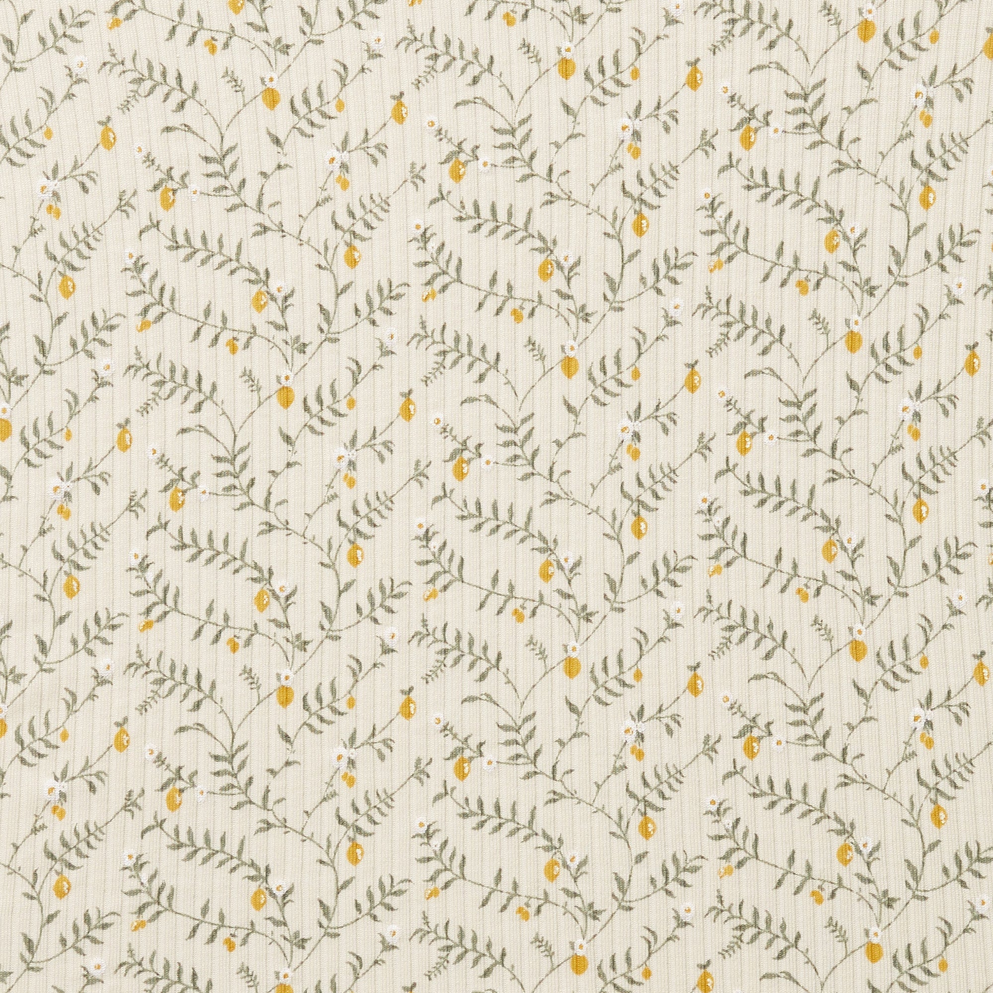 Lemon Leaf Organic Bassinet Sheet