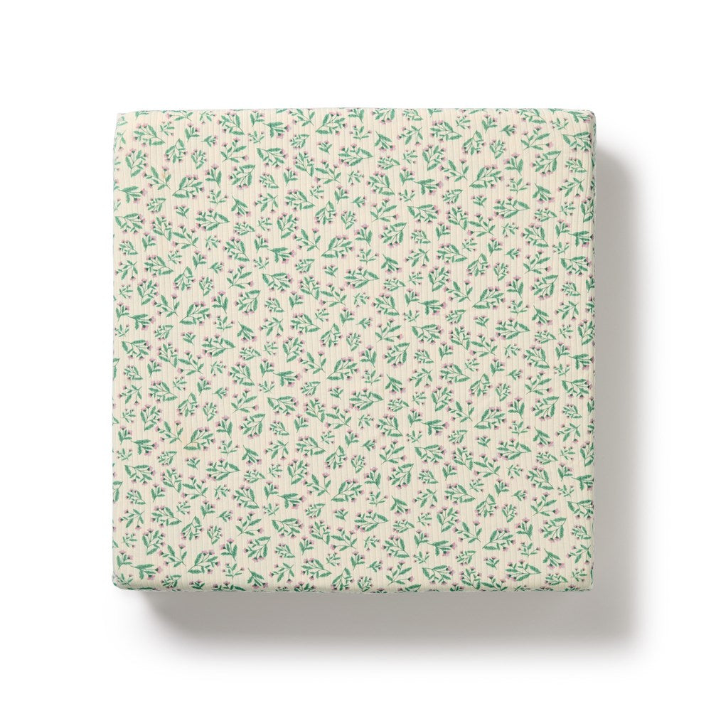 Periwinkle Organic Cot Sheet