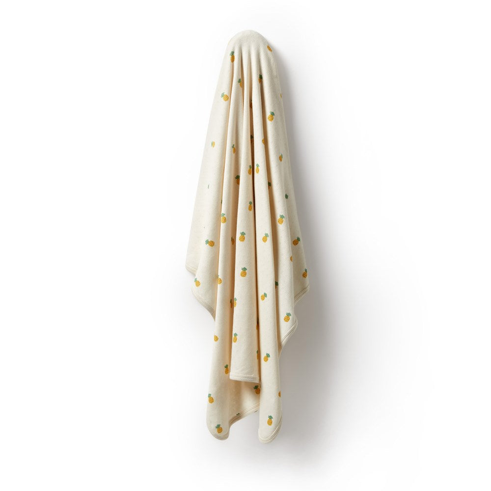 Piney Pals Organic Pointelle Bunny Rug