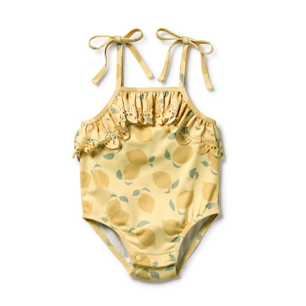 Lemon Drop Cutwork Swimsuit - Main Image