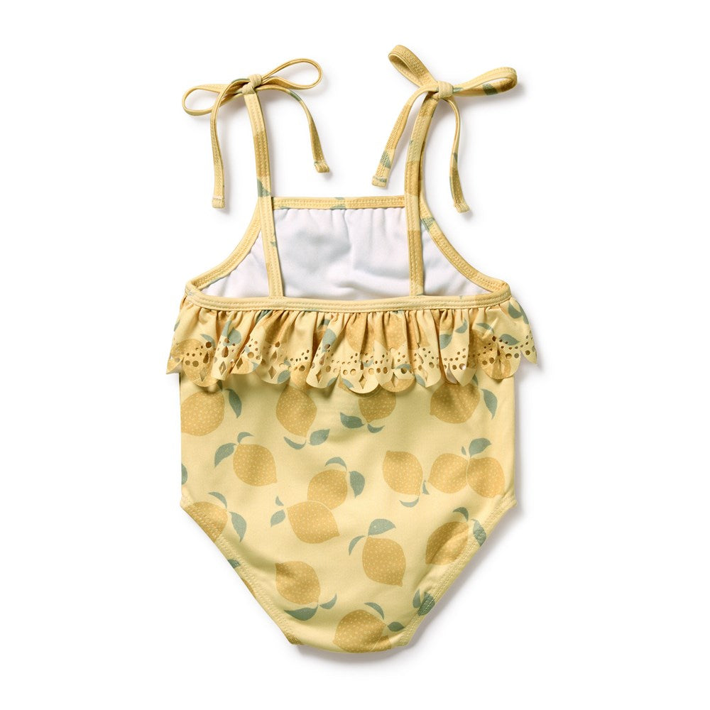 Lemon Drop Cutwork Swimsuit