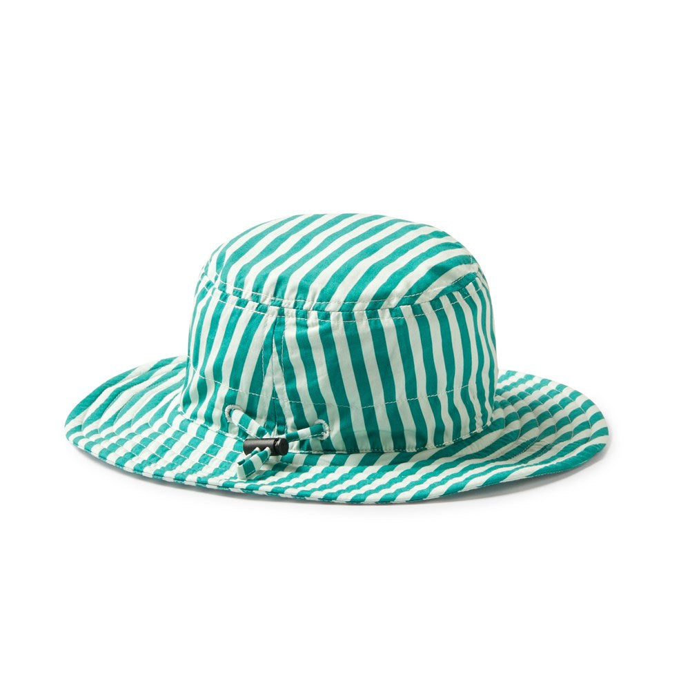 Green Bean Stripe Sun Hat