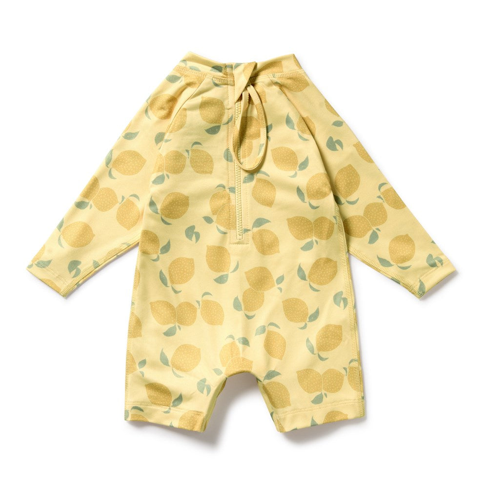 Lemon Drop One Piece Boyleg Swimsuit