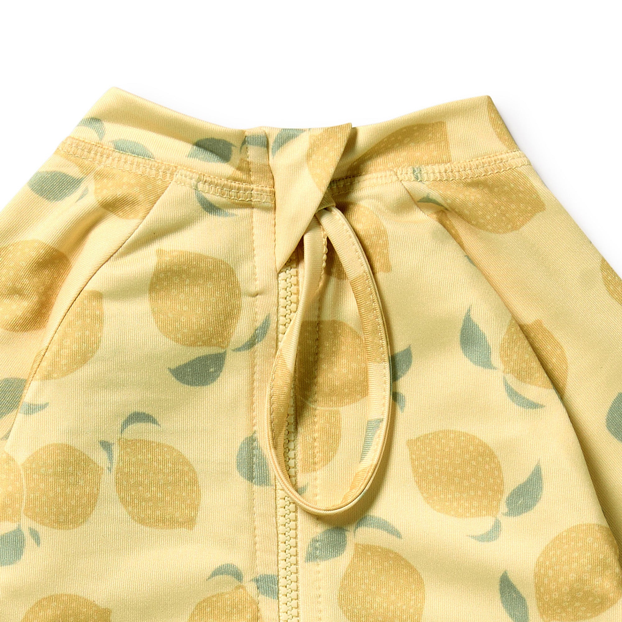 Lemon Drop One Piece Boyleg Swimsuit