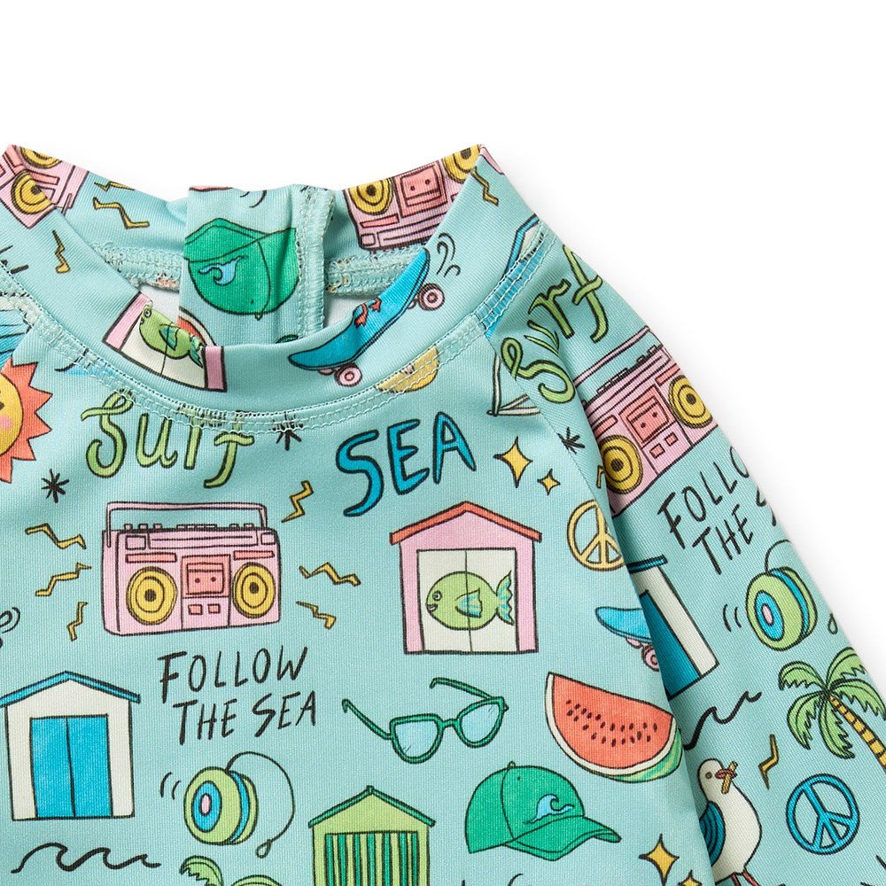 Sun Surf & Sea One Piece Boyleg Swimsuit