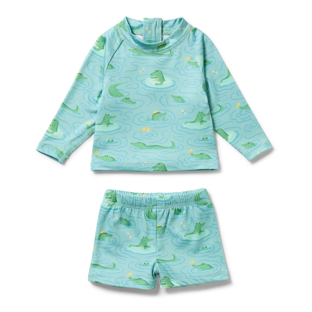 Sunny Scales Rashie Swim Set