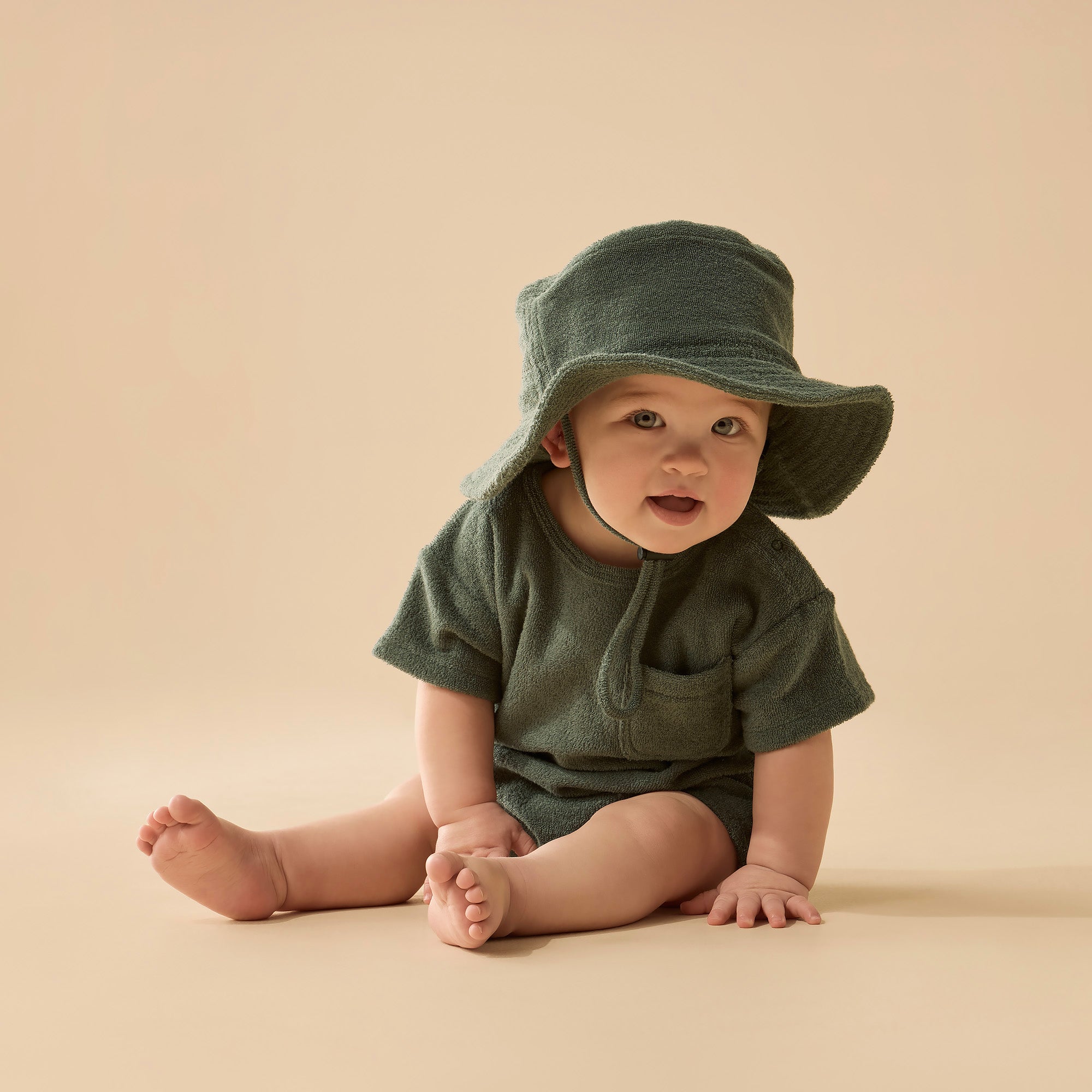 Moss Organic Terry Growsuit