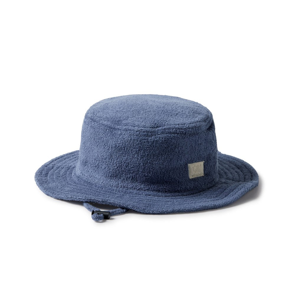 Deep Blue Organic Terry Sun Hat