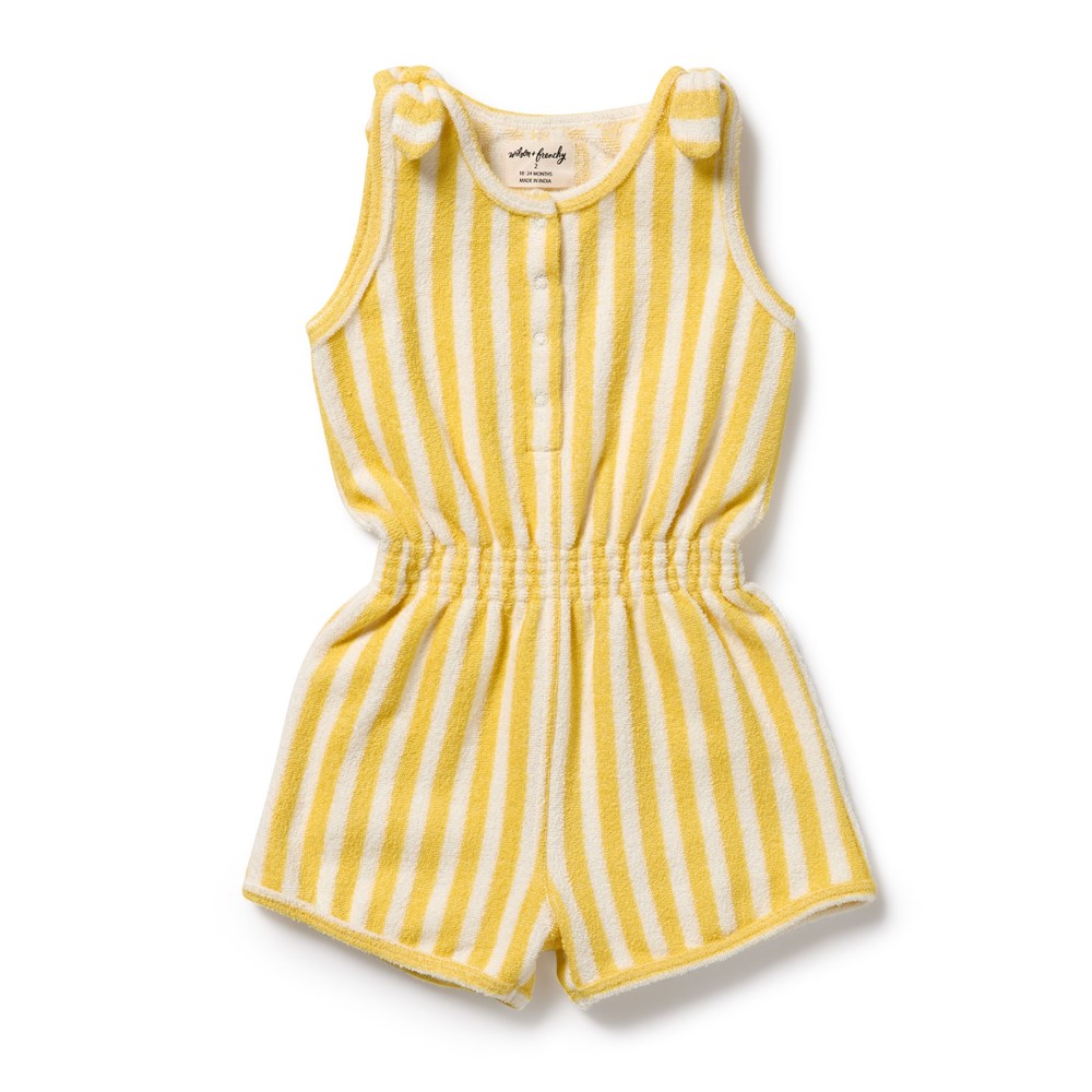 Honey Wave Organic Terry Playsuit