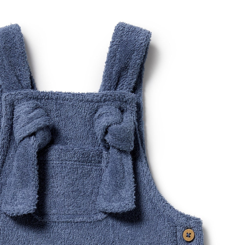 Deep Blue Organic Terry Overall