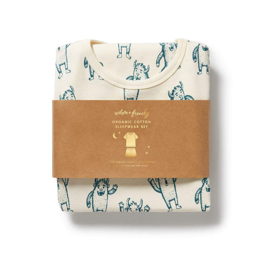 Yeti Organic Short Sleeved Pyjamas