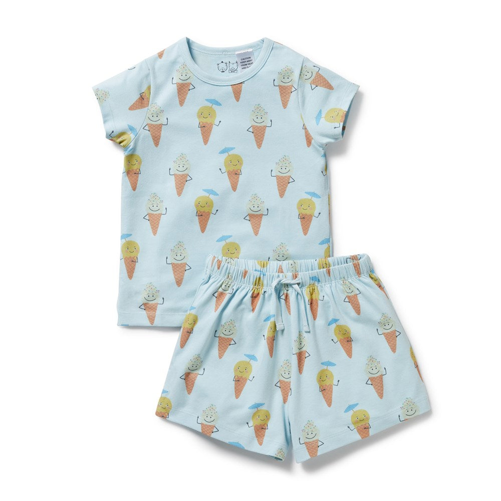 Frosty Friends Organic Short Sleeved Pyjamas