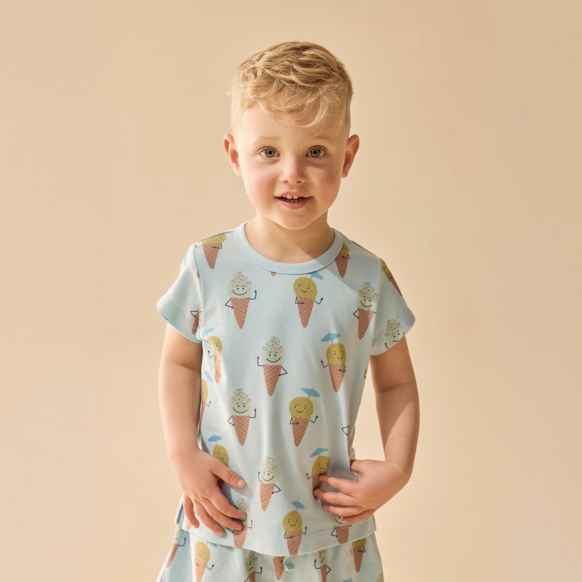 Frosty Friends Organic Short Sleeved Pyjamas