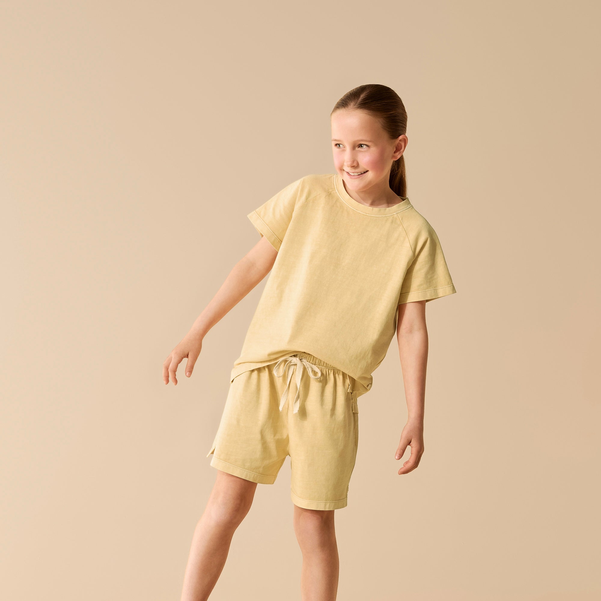 Lemon Organic Dyed Short Sleeved Pyjamas