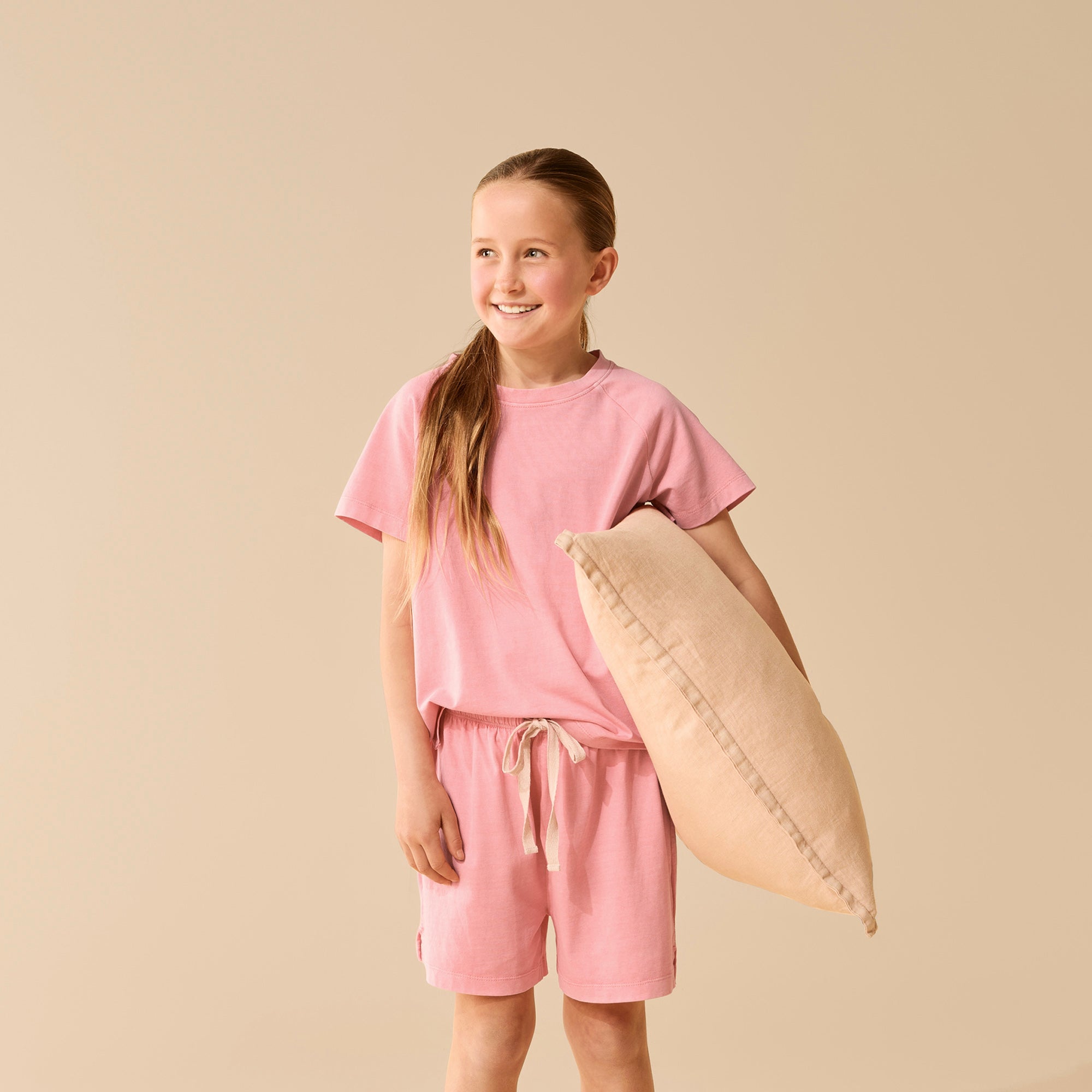 Rose Organic Dyed Short Sleeved Pyjamas