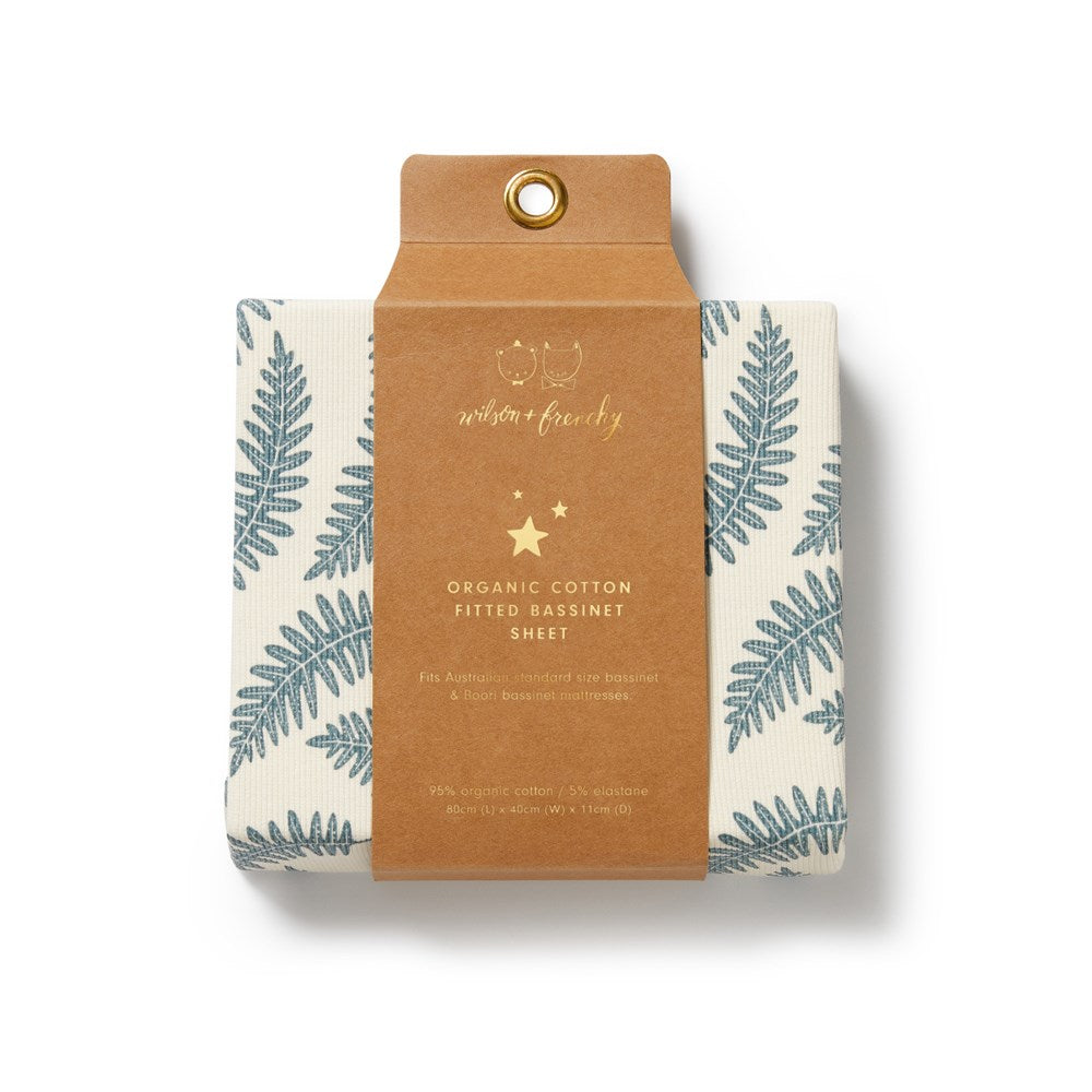 Little Fronds Organic Bassinet Sheet